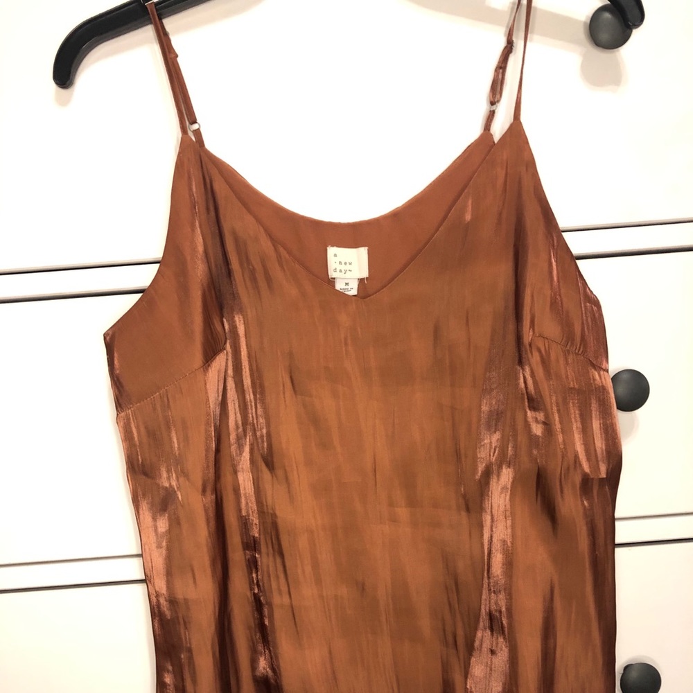 Copper/Burnt Orange Shimmery Top